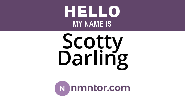 Scotty Darling