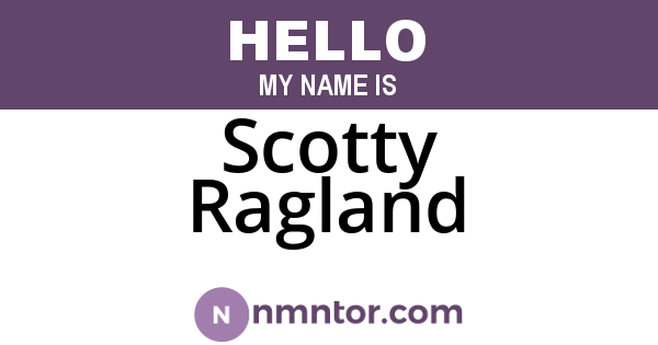 Scotty Ragland