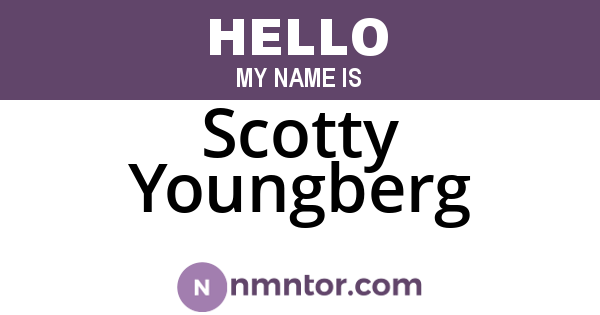 Scotty Youngberg