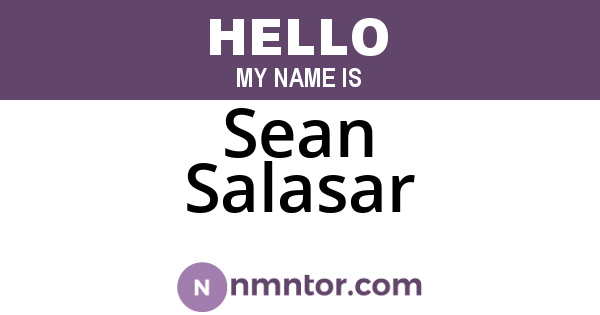 Sean Salasar
