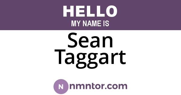 Sean Taggart