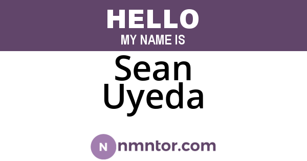 Sean Uyeda