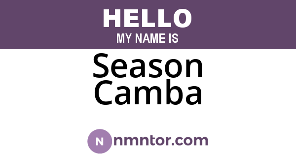 Season Camba