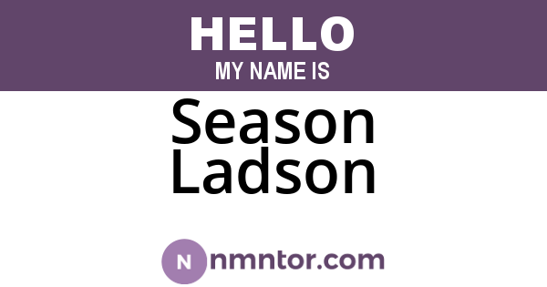 Season Ladson