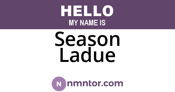Season Ladue
