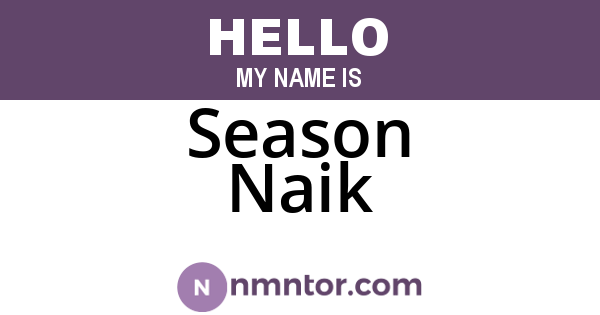 Season Naik