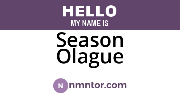 Season Olague