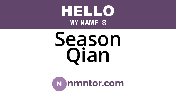 Season Qian