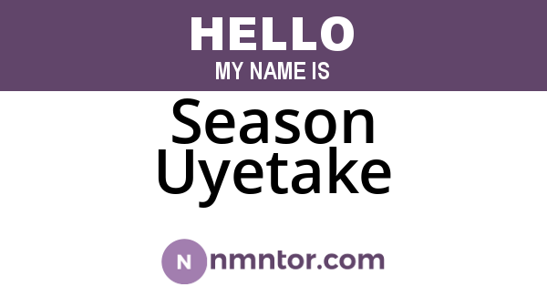 Season Uyetake