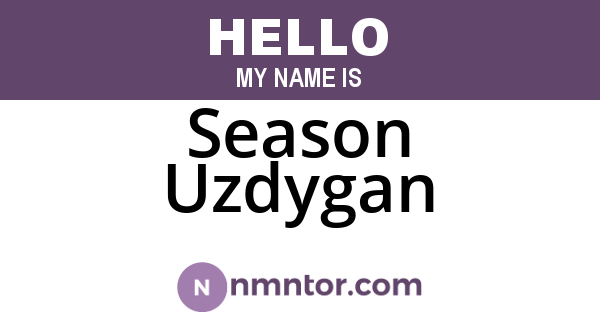 Season Uzdygan