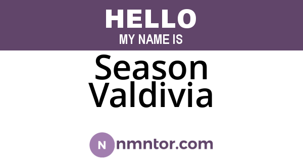Season Valdivia