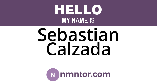 Sebastian Calzada