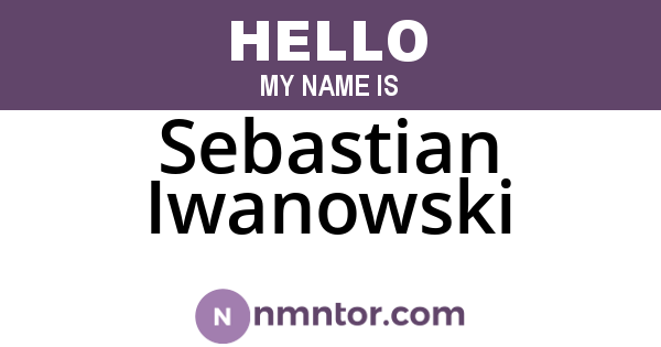 Sebastian Iwanowski