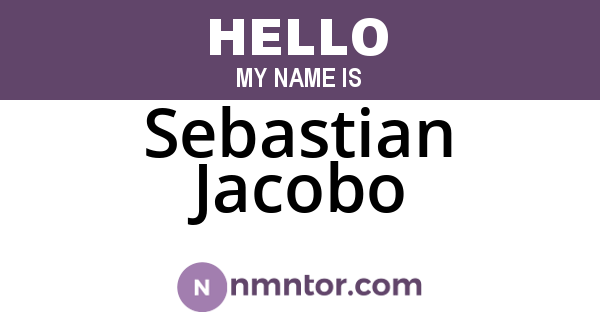 Sebastian Jacobo