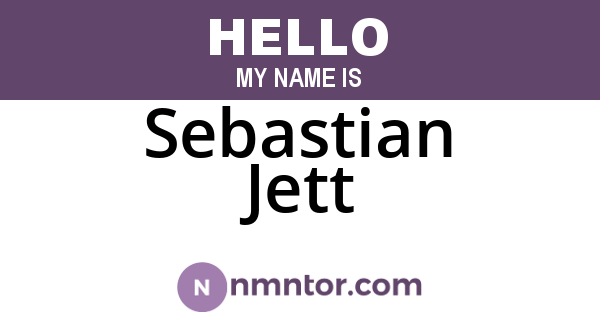 Sebastian Jett