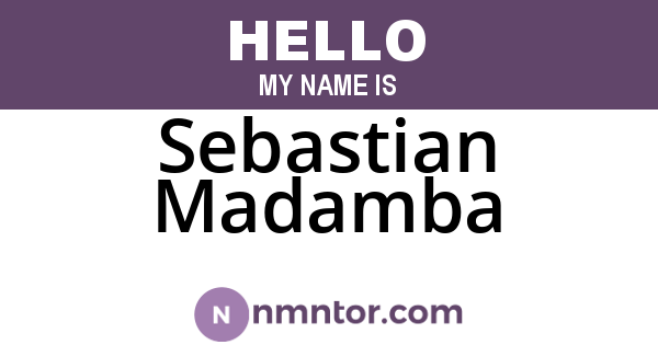 Sebastian Madamba