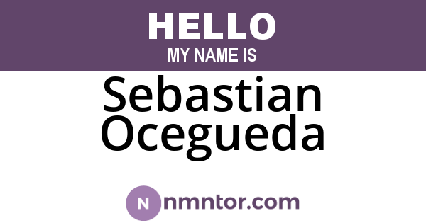 Sebastian Ocegueda