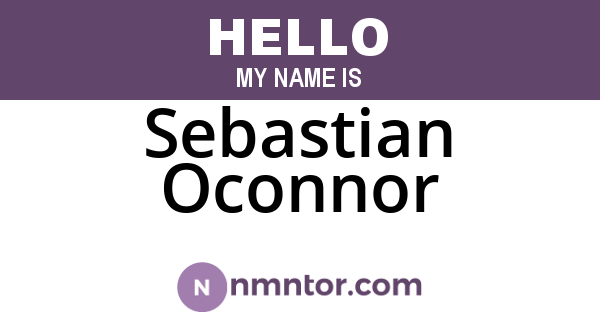 Sebastian Oconnor