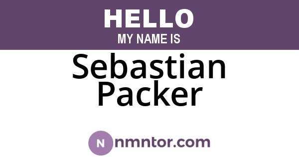 Sebastian Packer
