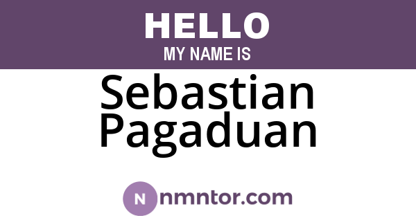 Sebastian Pagaduan