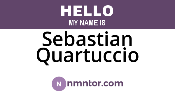 Sebastian Quartuccio