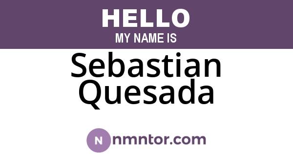 Sebastian Quesada