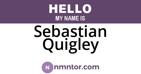 Sebastian Quigley
