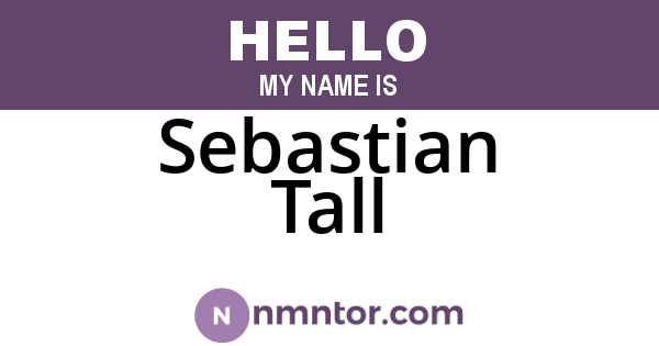 Sebastian Tall