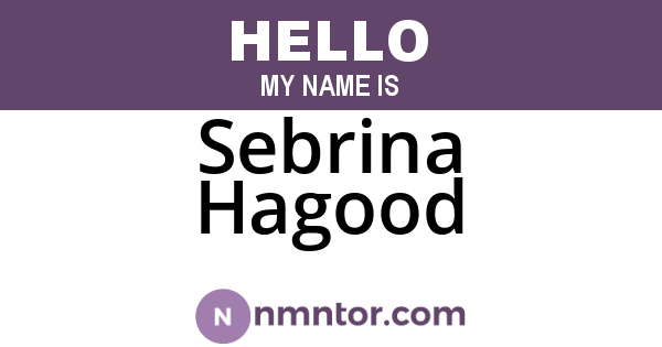Sebrina Hagood
