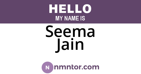 Seema Jain