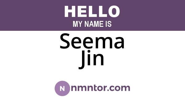 Seema Jin