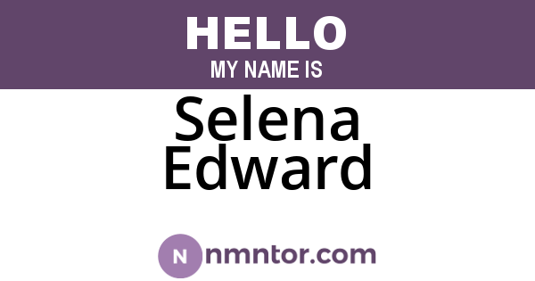 Selena Edward