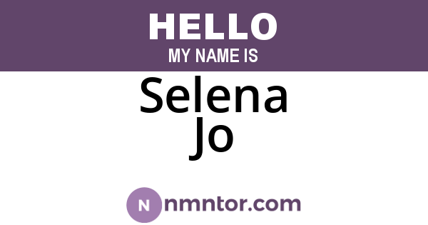 Selena Jo