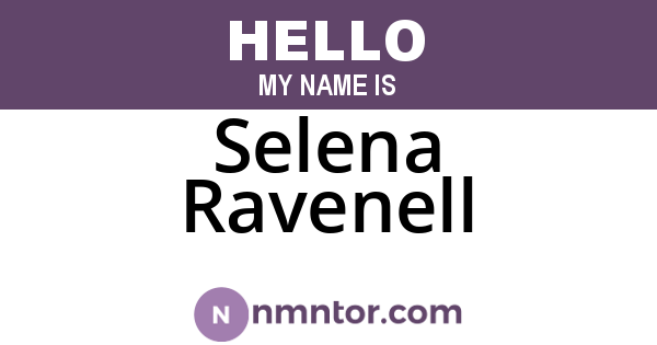 Selena Ravenell