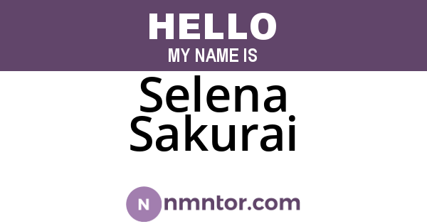 Selena Sakurai