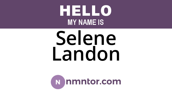 Selene Landon
