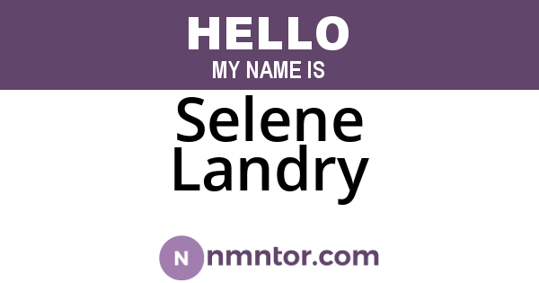 Selene Landry
