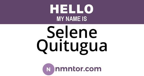 Selene Quitugua