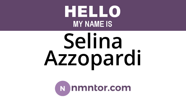 Selina Azzopardi
