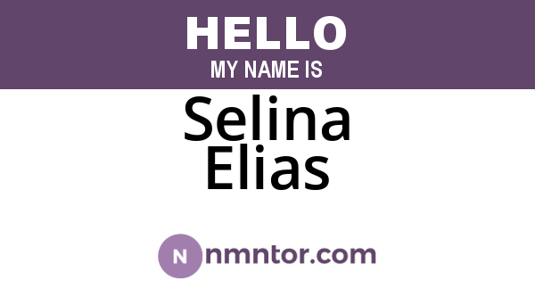 Selina Elias