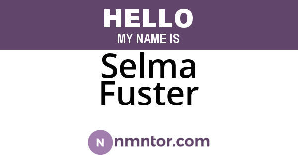 Selma Fuster