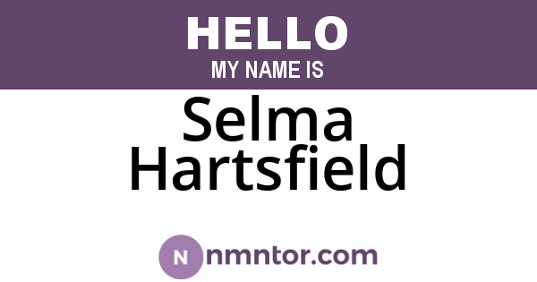 Selma Hartsfield