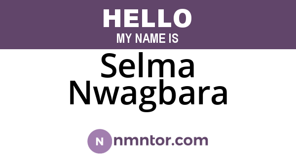 Selma Nwagbara