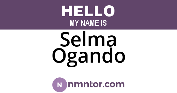 Selma Ogando