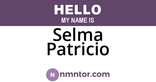 Selma Patricio