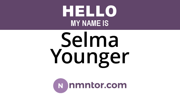 Selma Younger