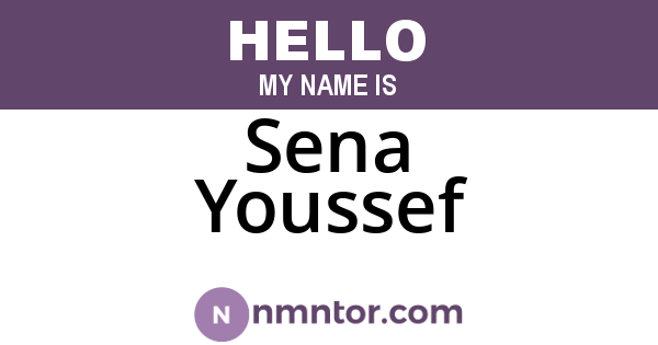 Sena Youssef