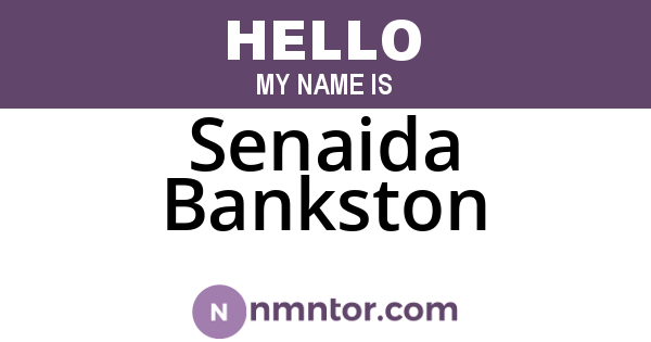 Senaida Bankston