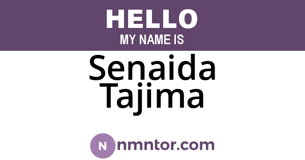 Senaida Tajima