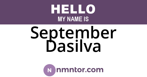 September Dasilva